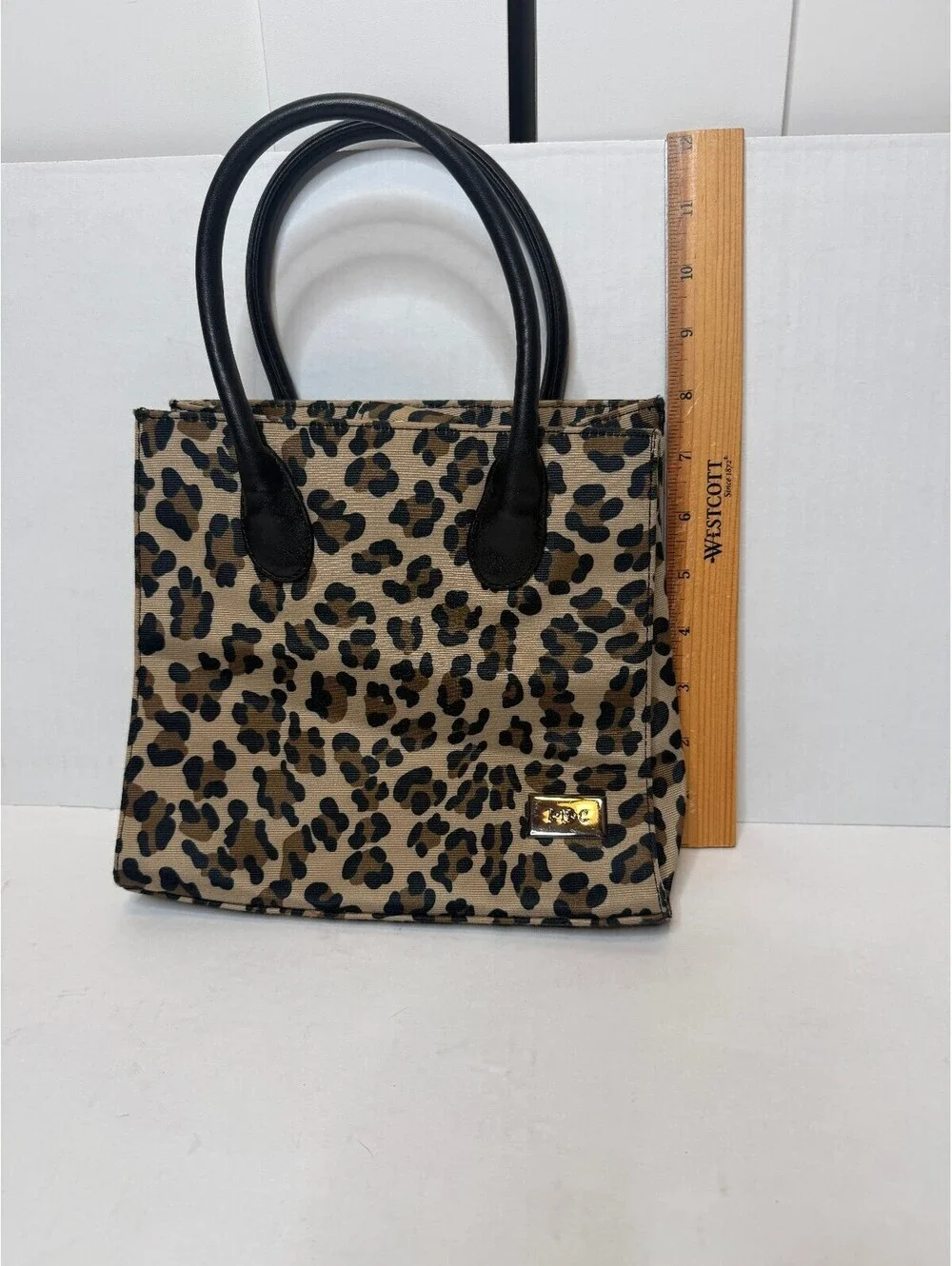 INC Leopard Print Satchel Handbag Animal Print Purse